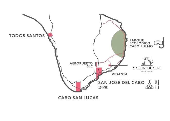Maison Cigaline Terrace Pool Wifi Ac 5 Min To East Cape Beaches * San José del Cabo