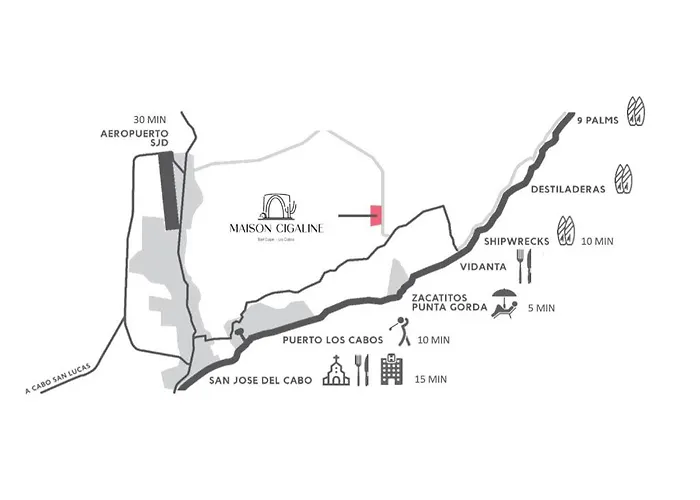 Apartamento Maison Cigaline Terrace Pool Wifi Ac 5 Min To East Cape Beaches San José del Cabo
